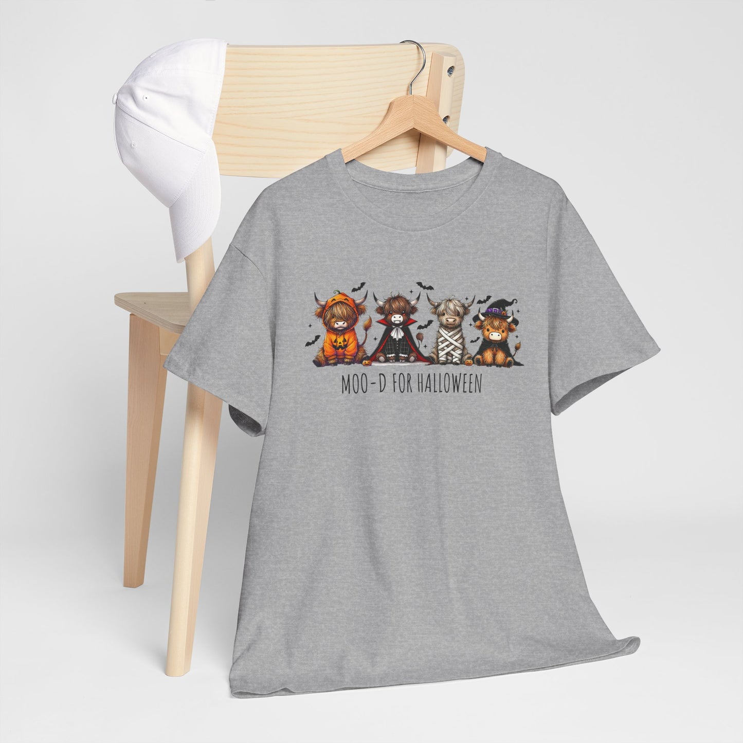 Moo-d for Halloween Cotton Tee