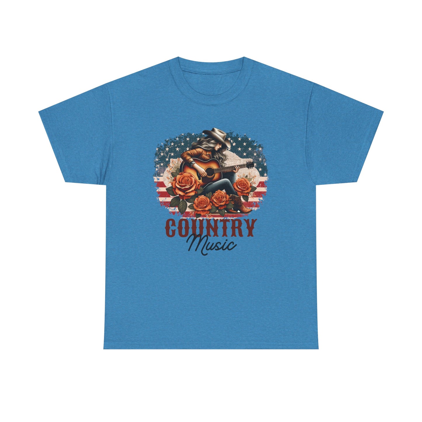 Country Music American Flag Tee