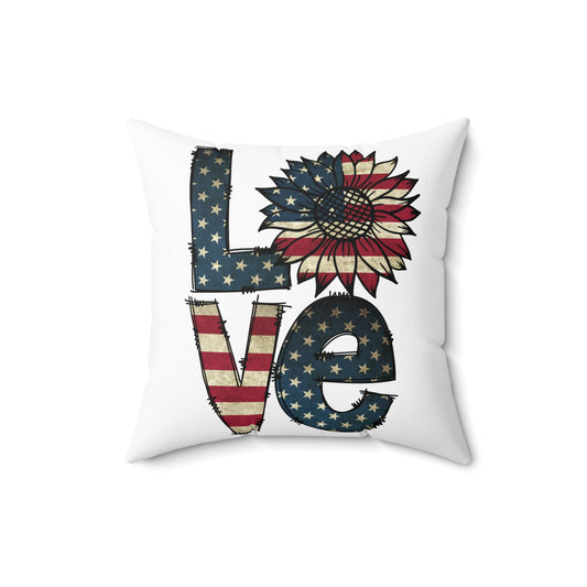 Love American Throw Pillow