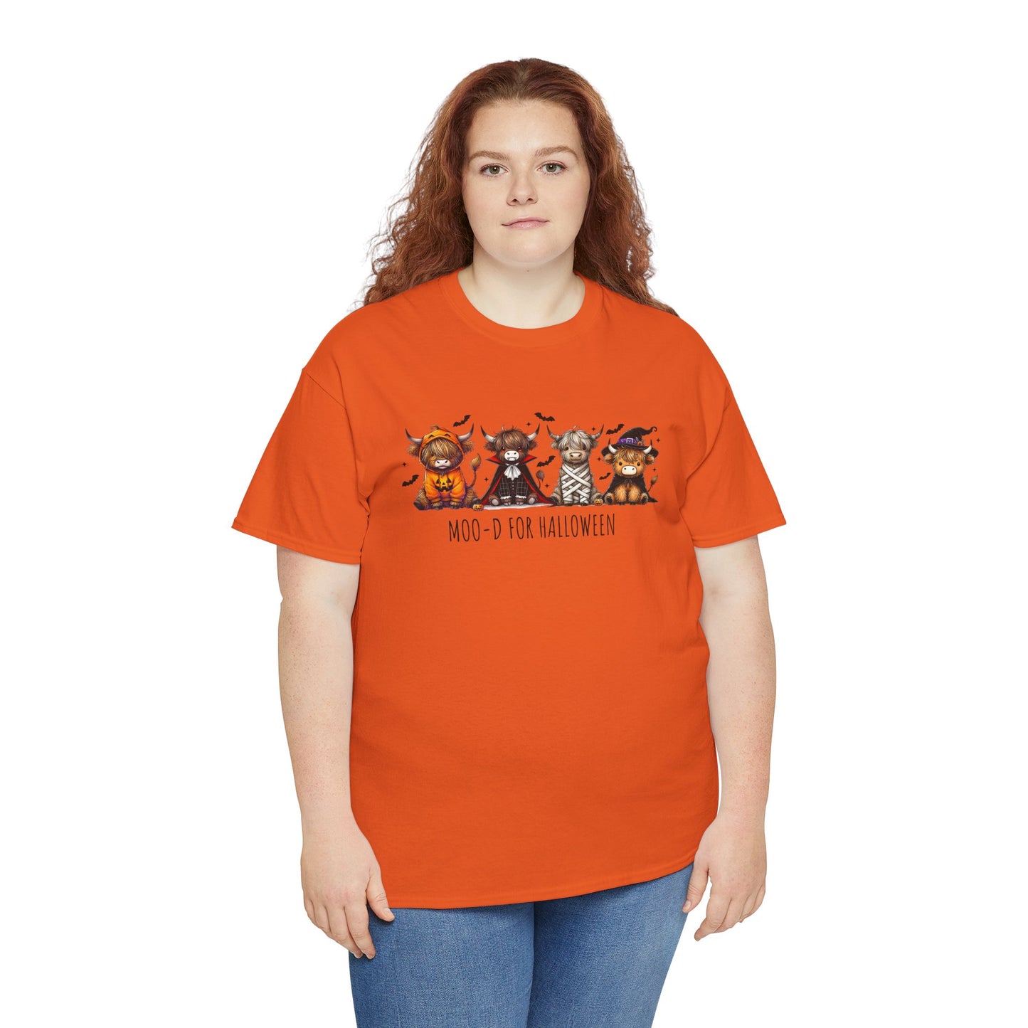 Moo-d for Halloween Cotton Tee