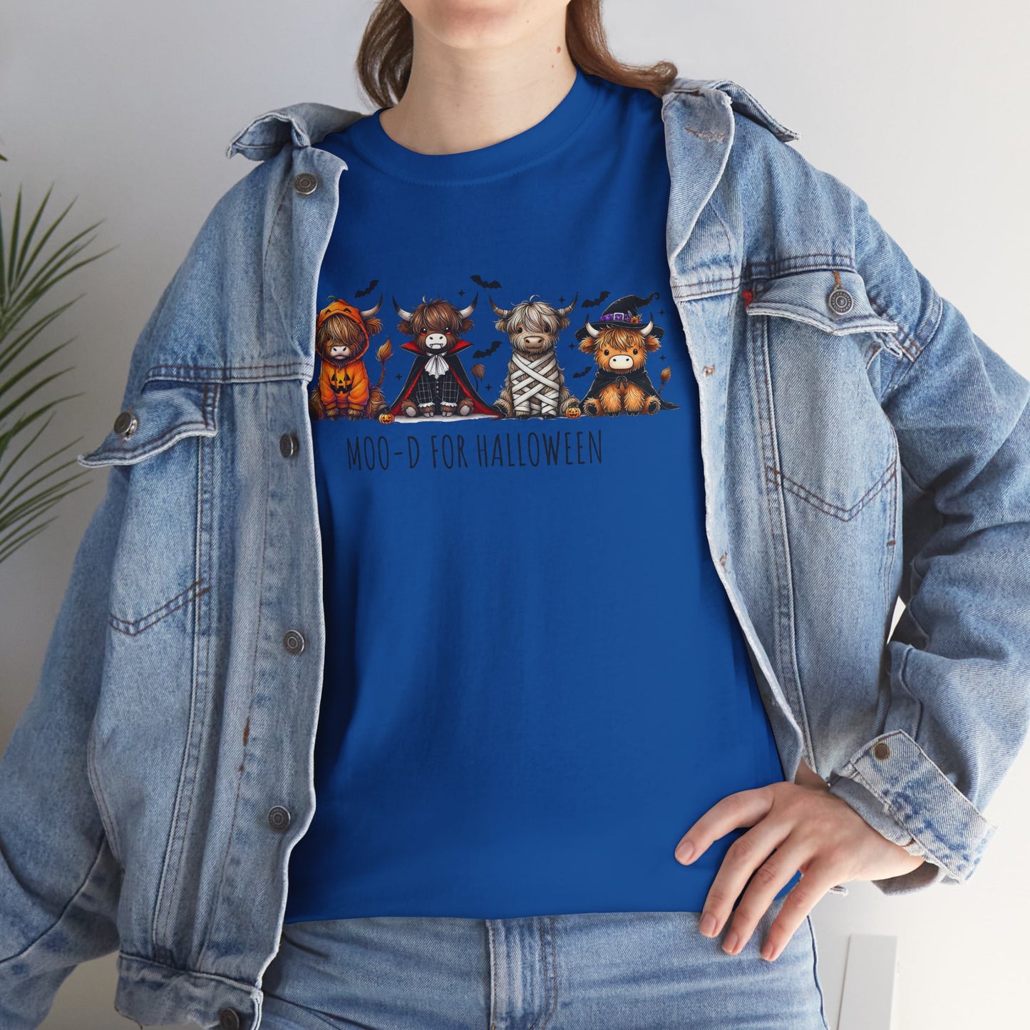 Moo-d for Halloween Cotton Tee