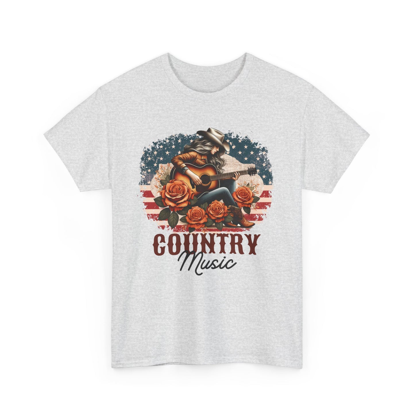 Country Music American Flag Tee