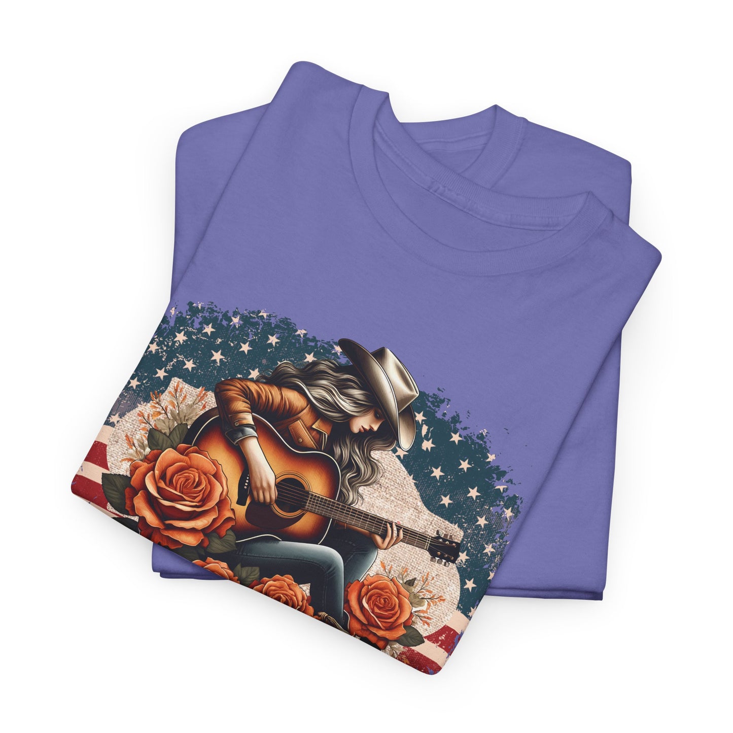 Country Music American Flag Tee