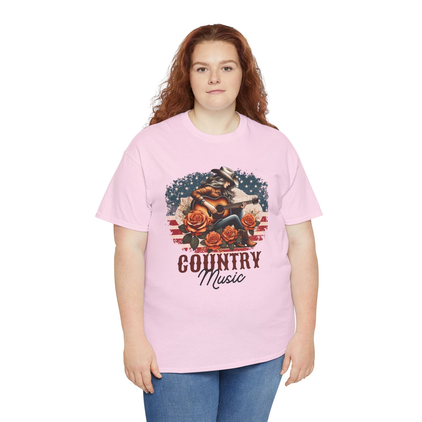Country Music American Flag Tee