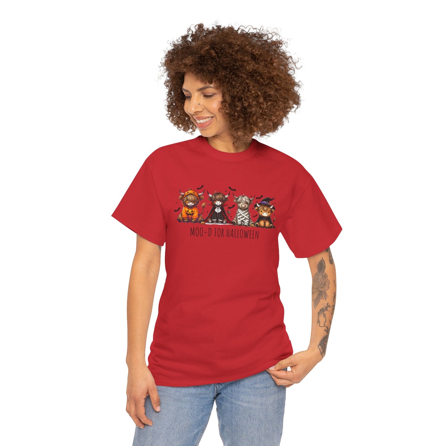 Moo-d for Halloween Cotton Tee