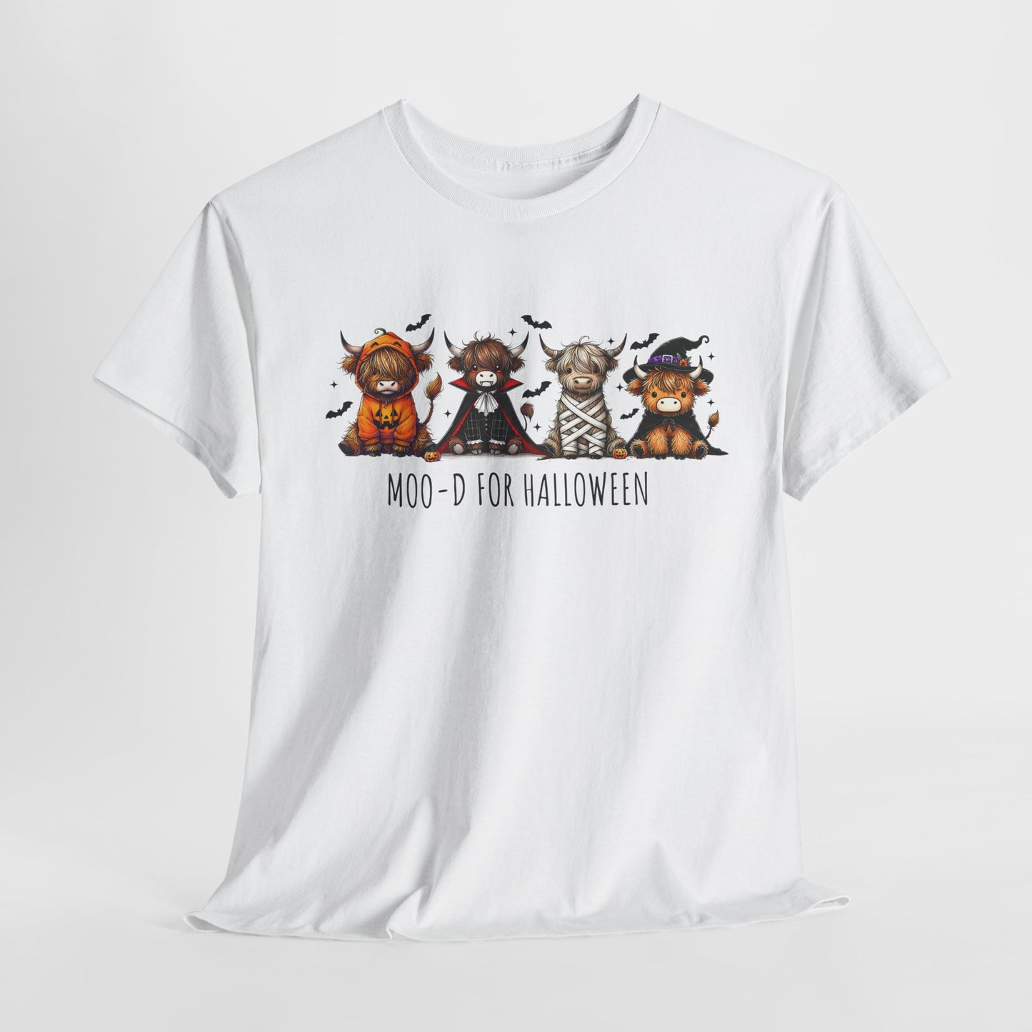 Moo-d for Halloween Cotton Tee