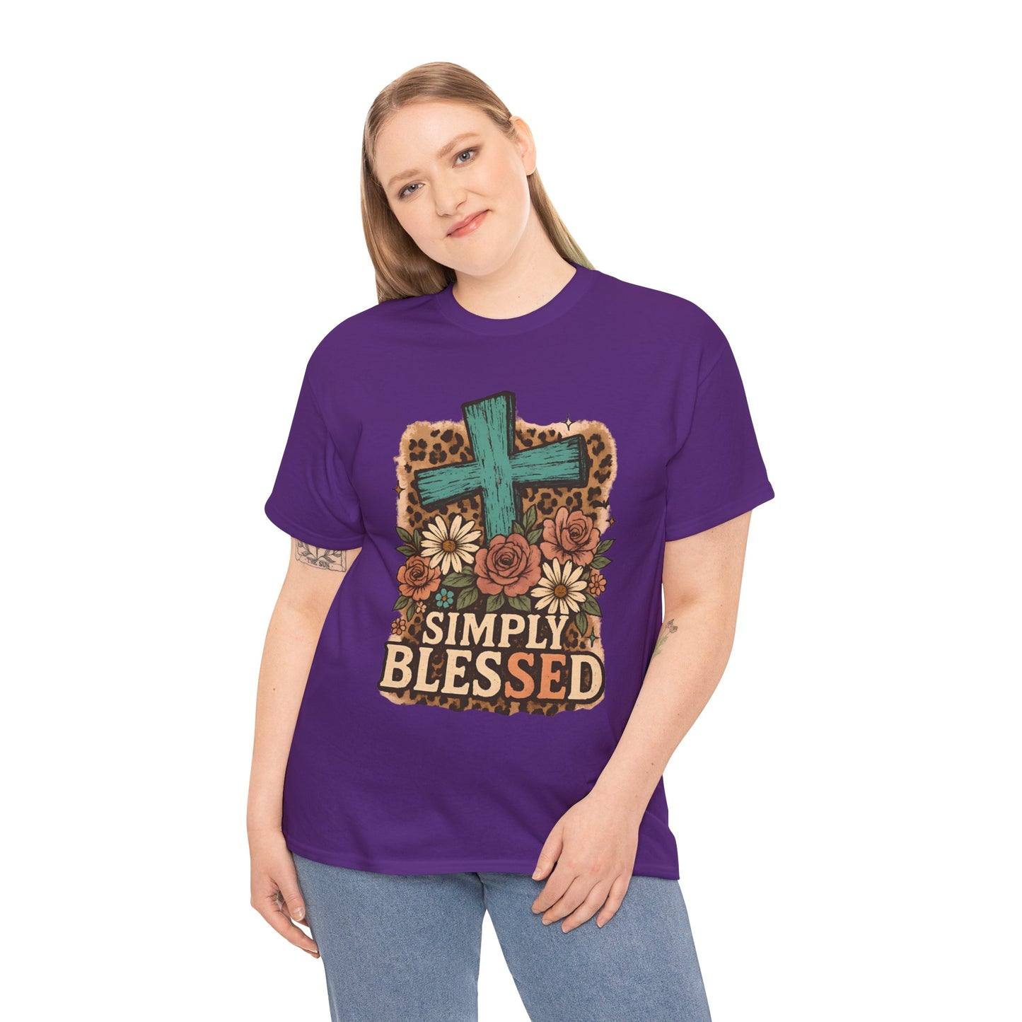 Simply Blessed Heavy Cotton Tee