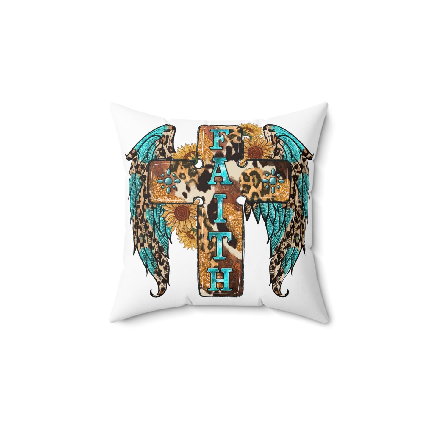 Spun Polyester Square Pillow