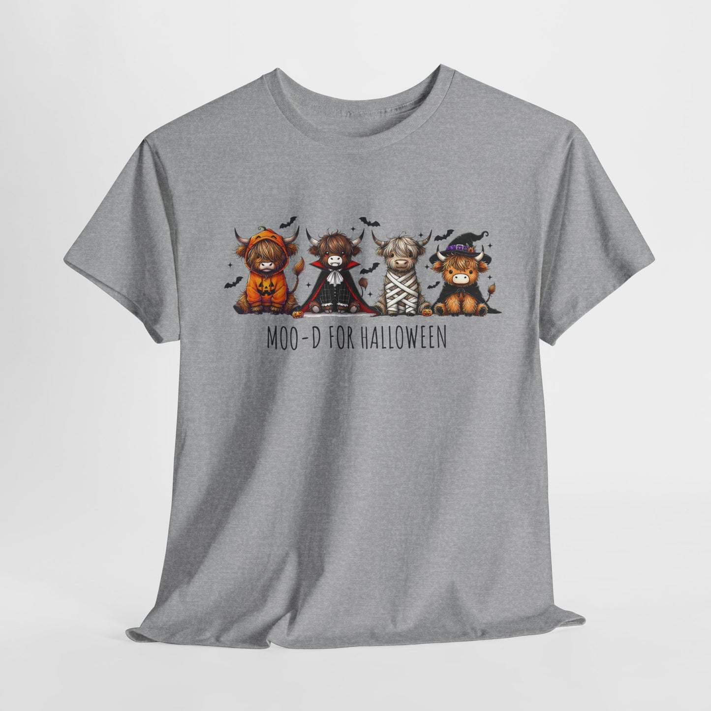 Moo-d for Halloween Cotton Tee