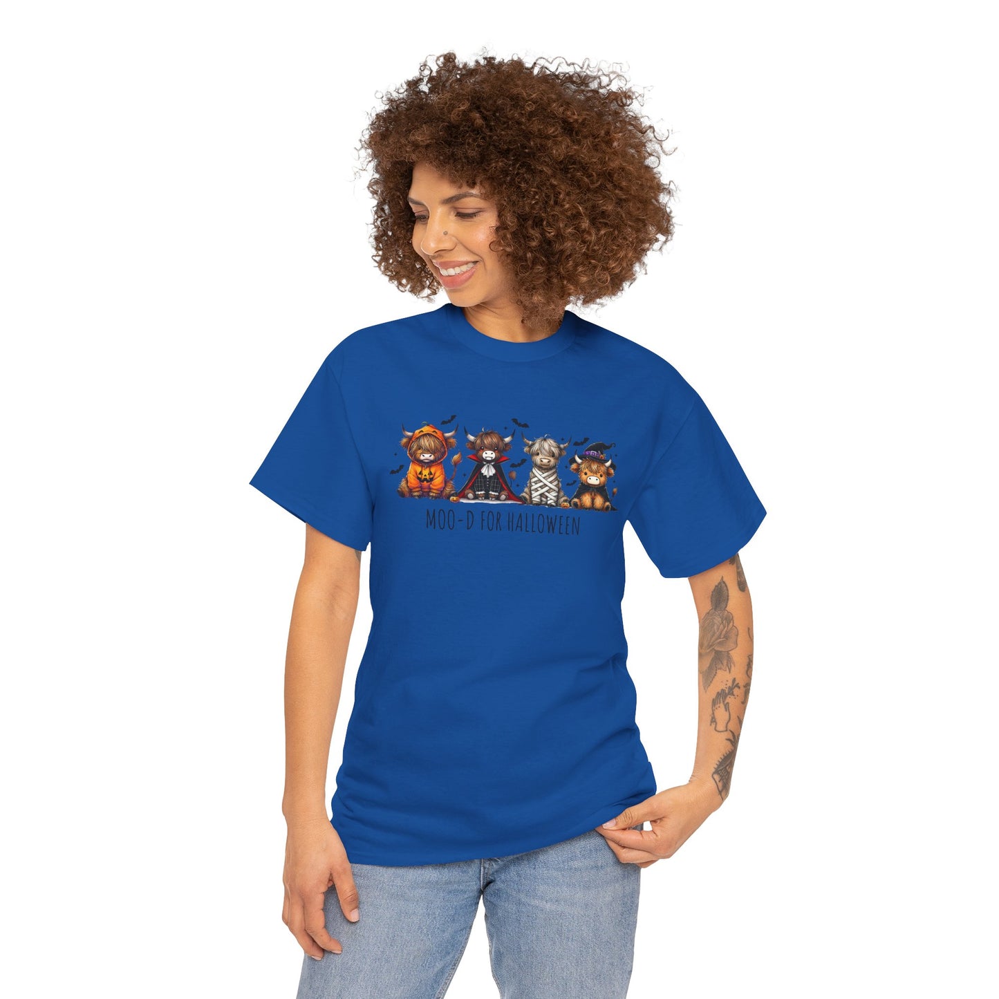 Moo-d for Halloween Cotton Tee