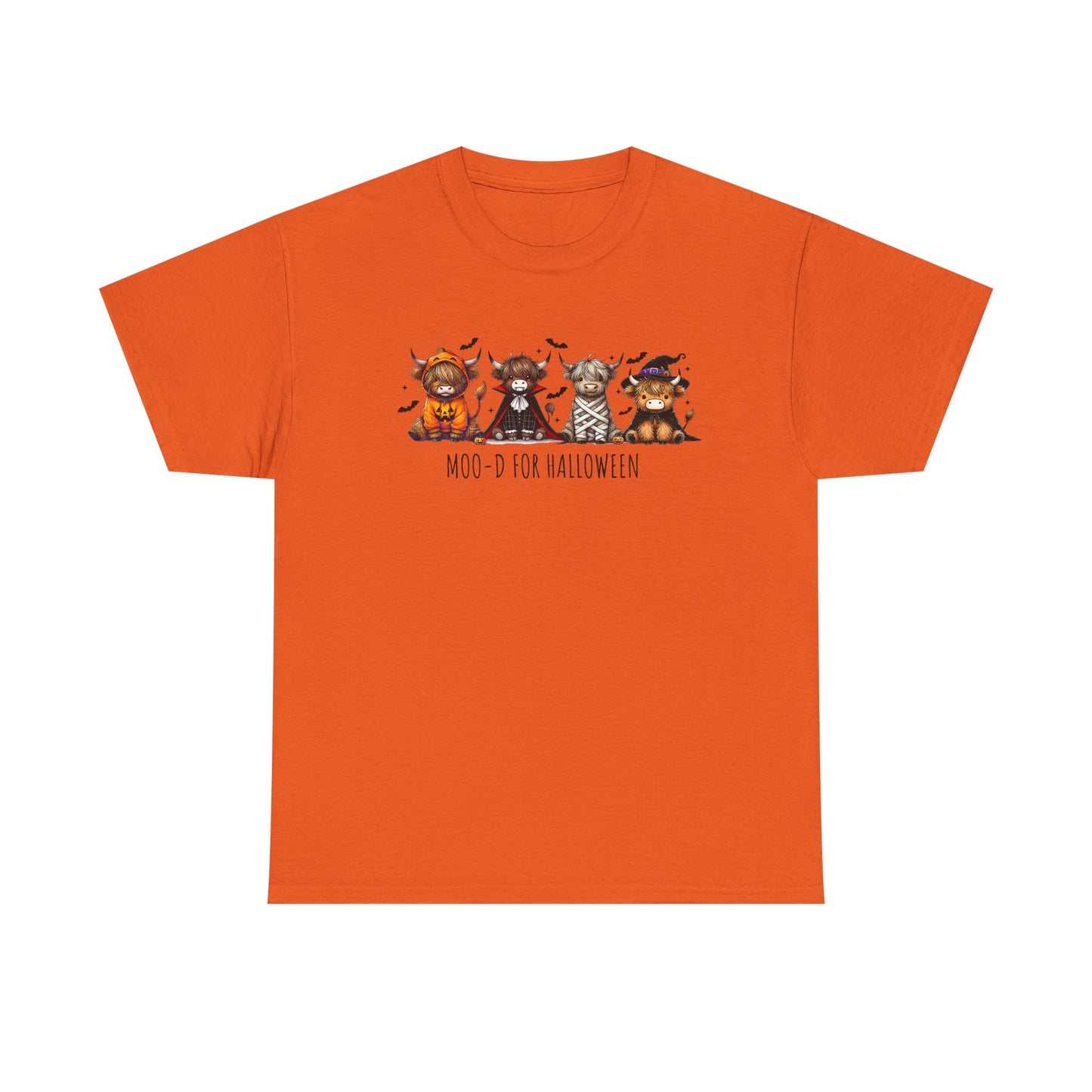 Moo-d for Halloween Cotton Tee