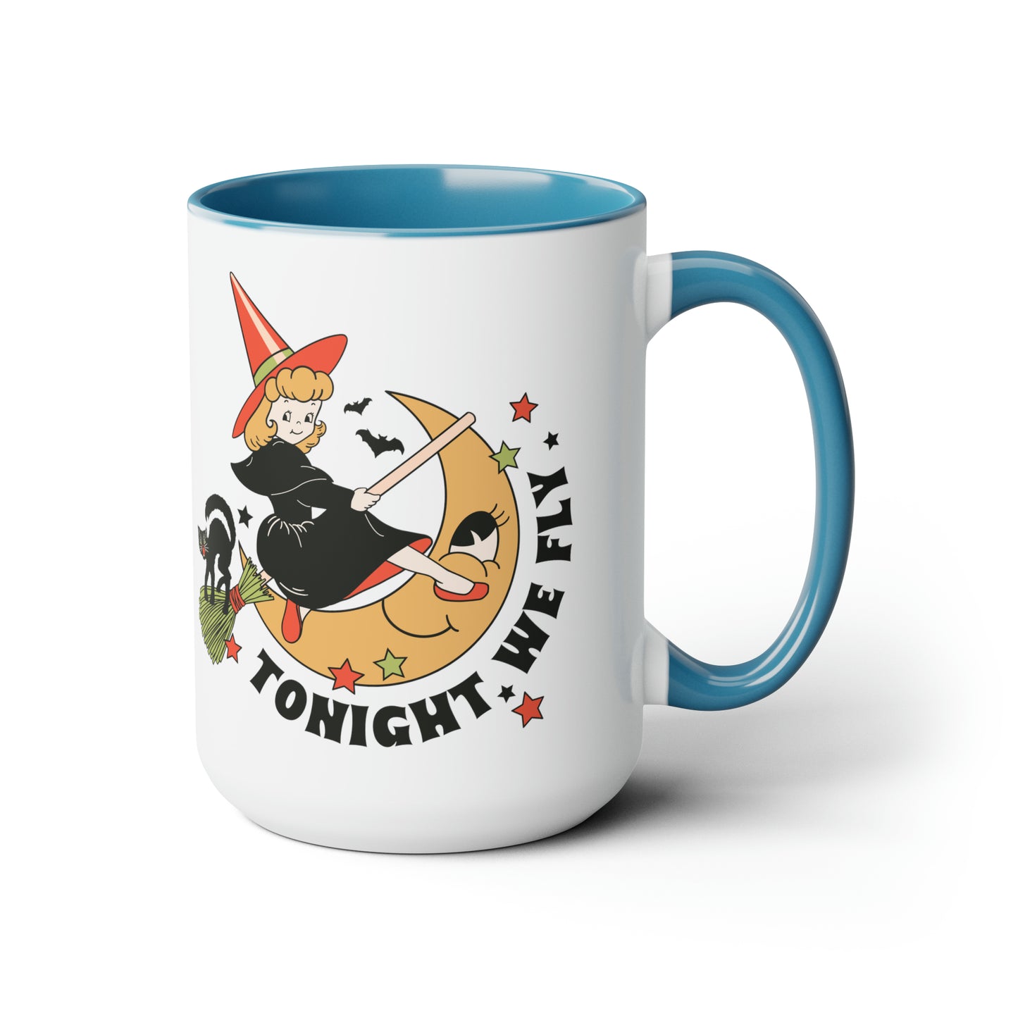Two-Tone Coffee Mugs, 15oz