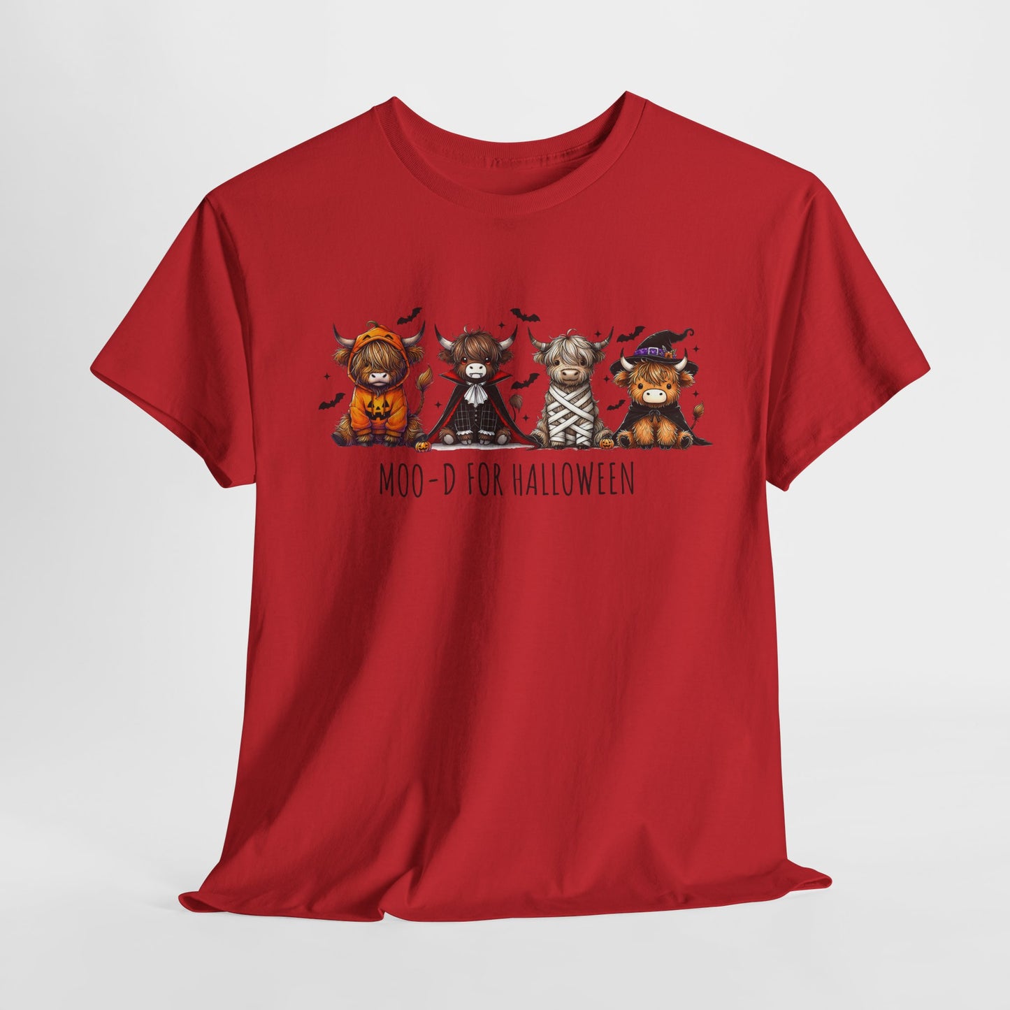 Moo-d for Halloween Cotton Tee