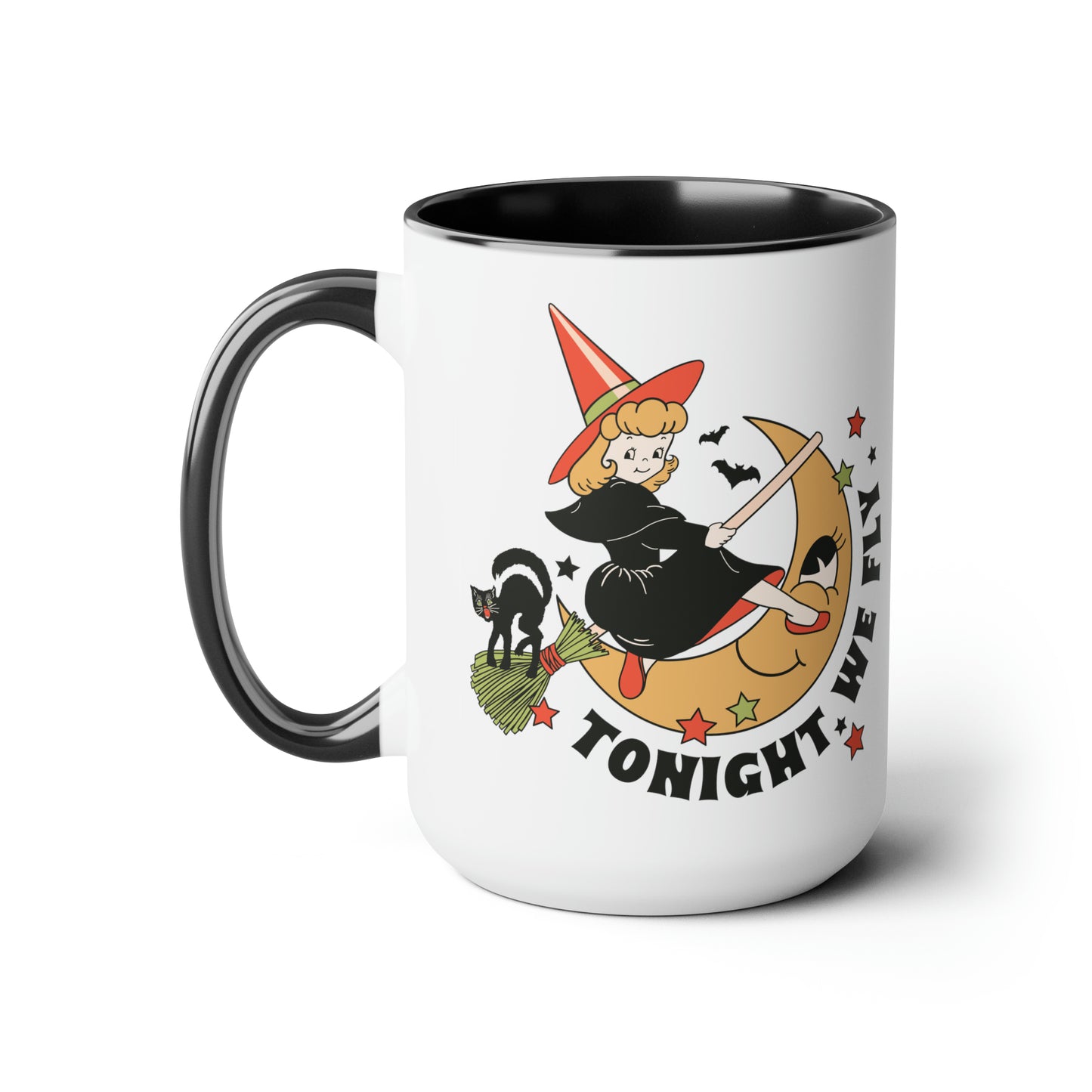Two-Tone Coffee Mugs, 15oz