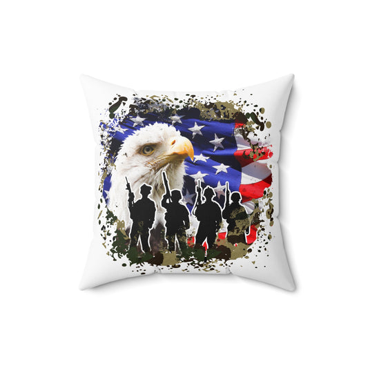 American Eagle Throw Pillow
