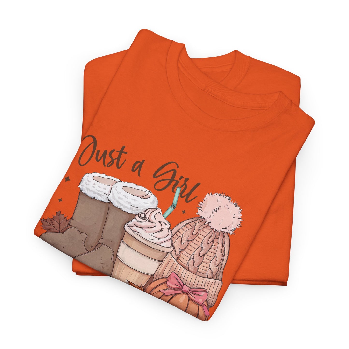 Just a Girl Who Loves Fall, Vintage Style Tee