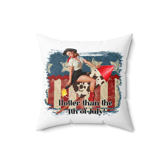 American Cowgirl Throw Pillow