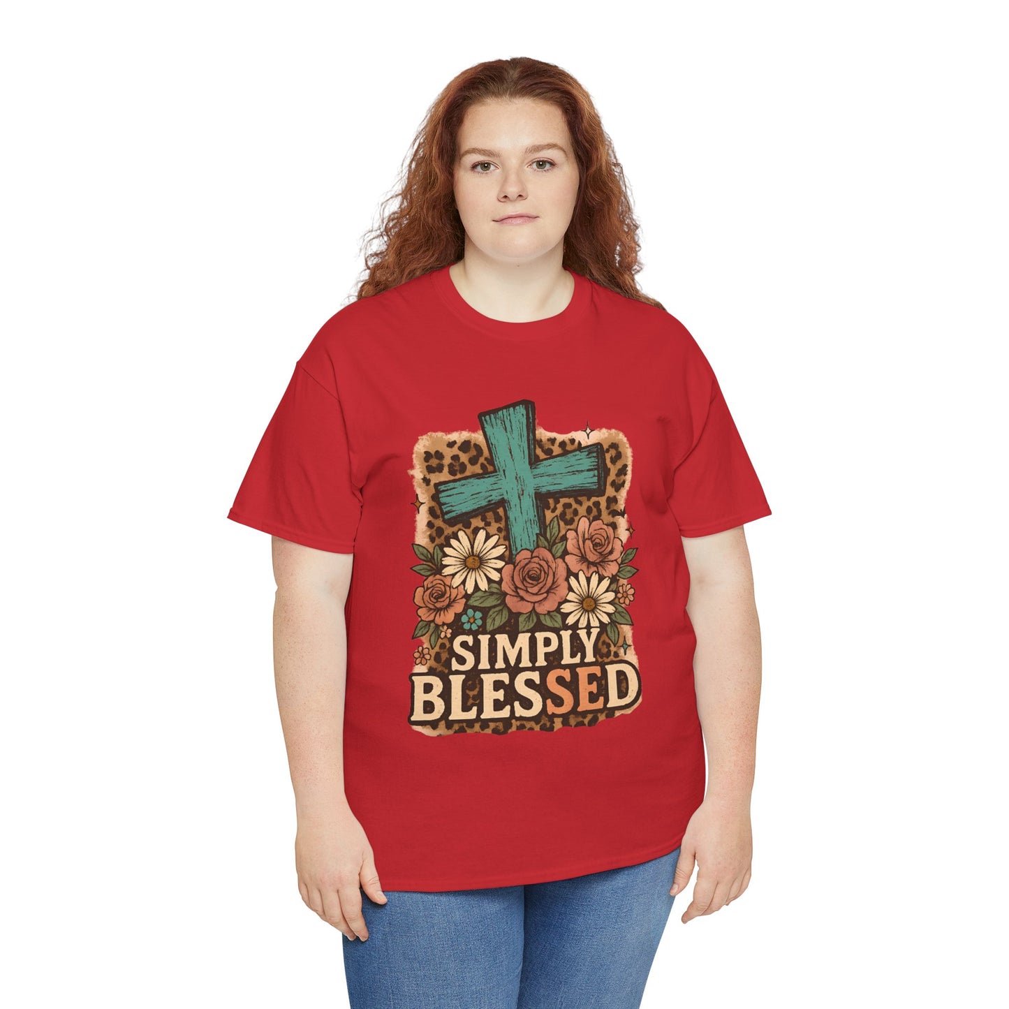 Simply Blessed Heavy Cotton Tee