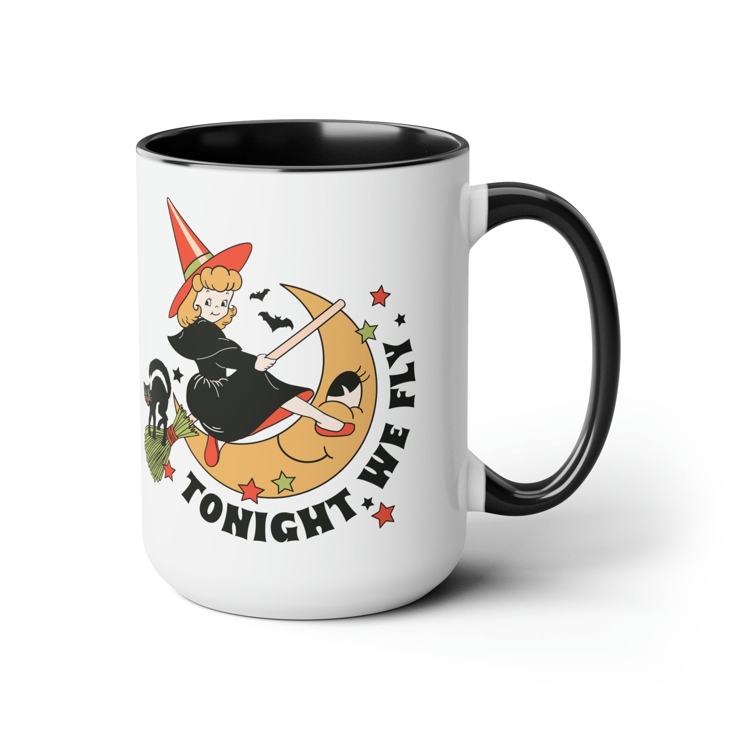 Two-Tone Coffee Mugs, 15oz