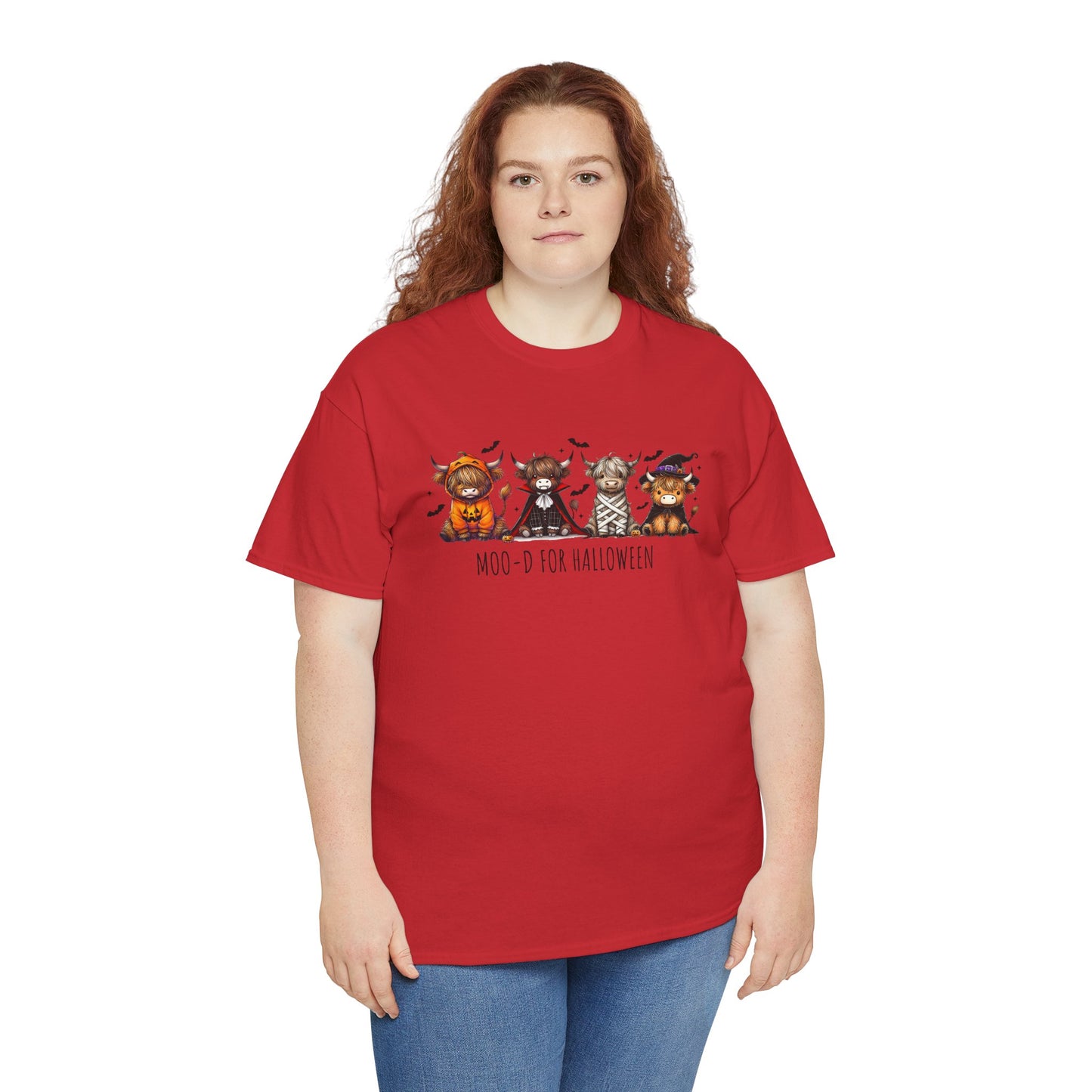 Moo-d for Halloween Cotton Tee