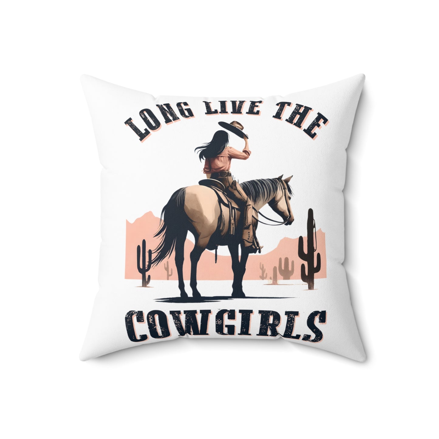 Spun Polyester Square Pillow