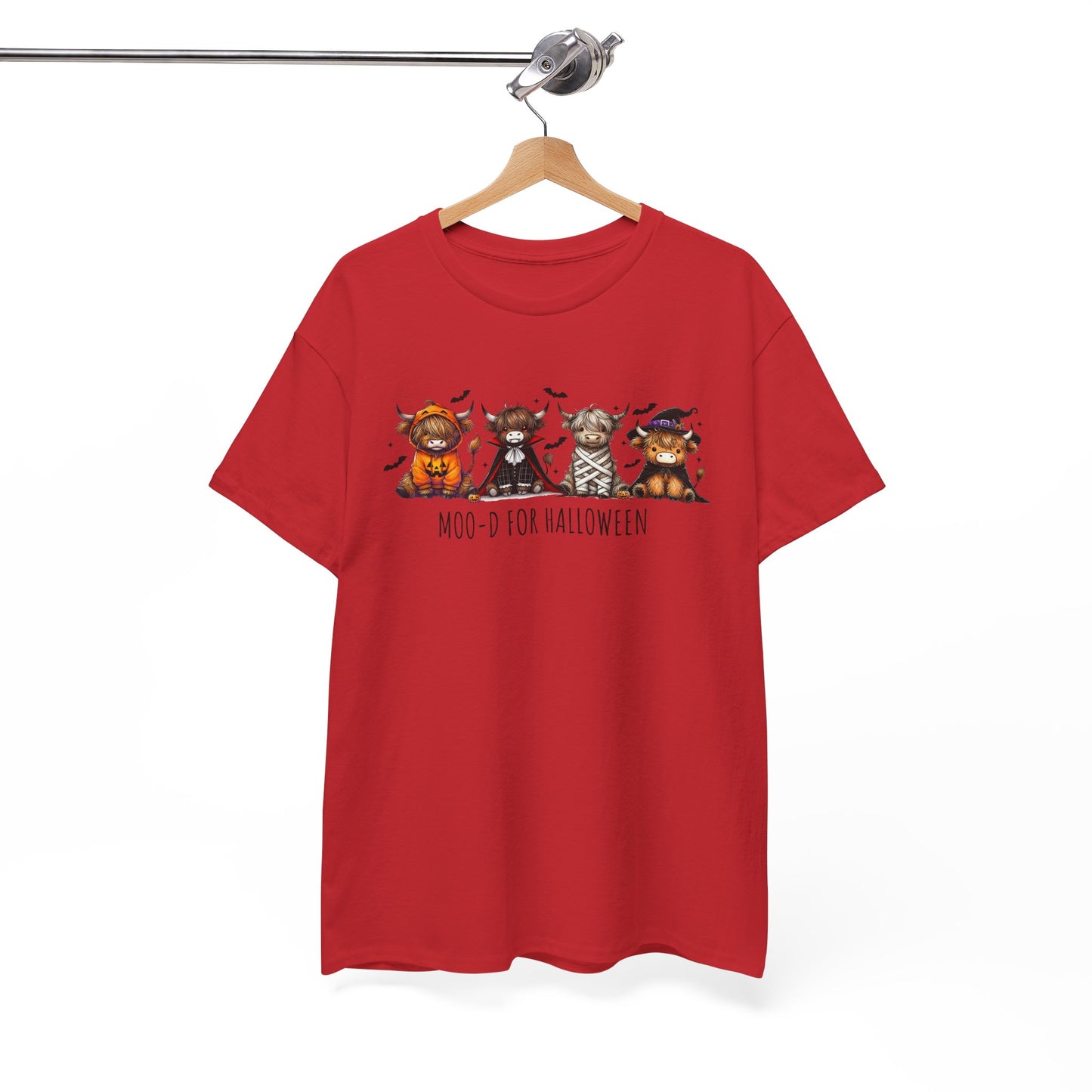 Moo-d for Halloween Cotton Tee