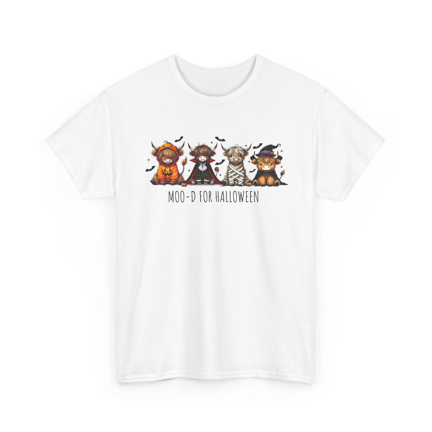 Moo-d for Halloween Cotton Tee