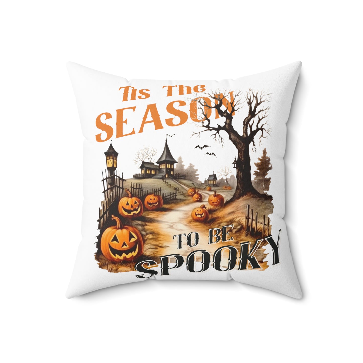 Spun Polyester Square Pillow
