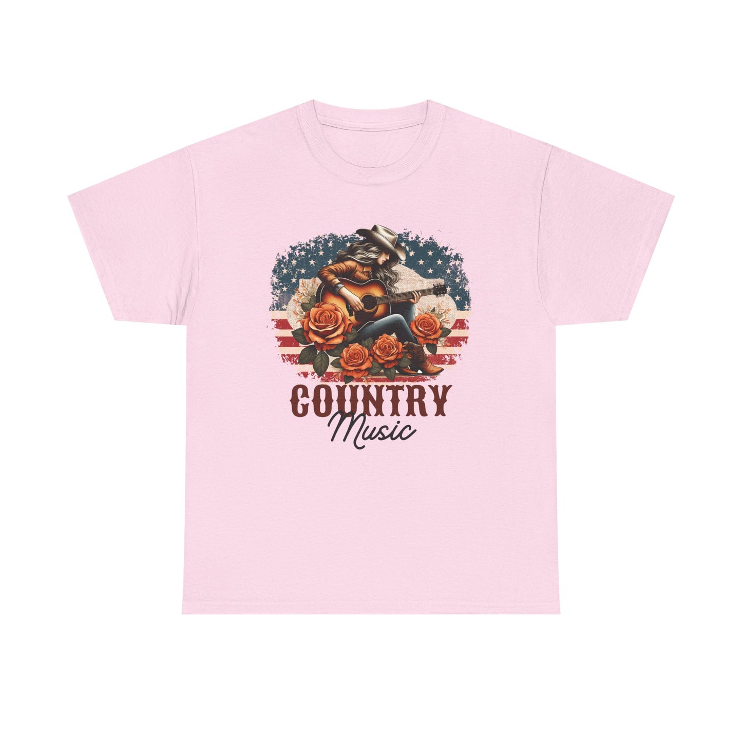 Country Music American Flag Tee