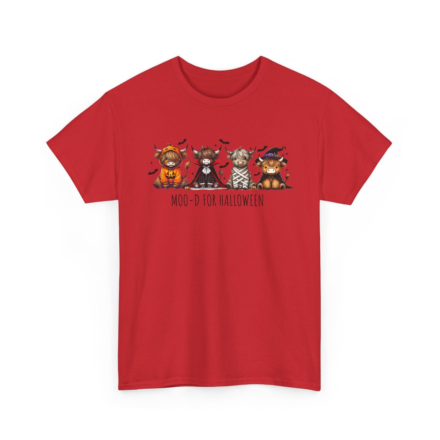 Moo-d for Halloween Cotton Tee