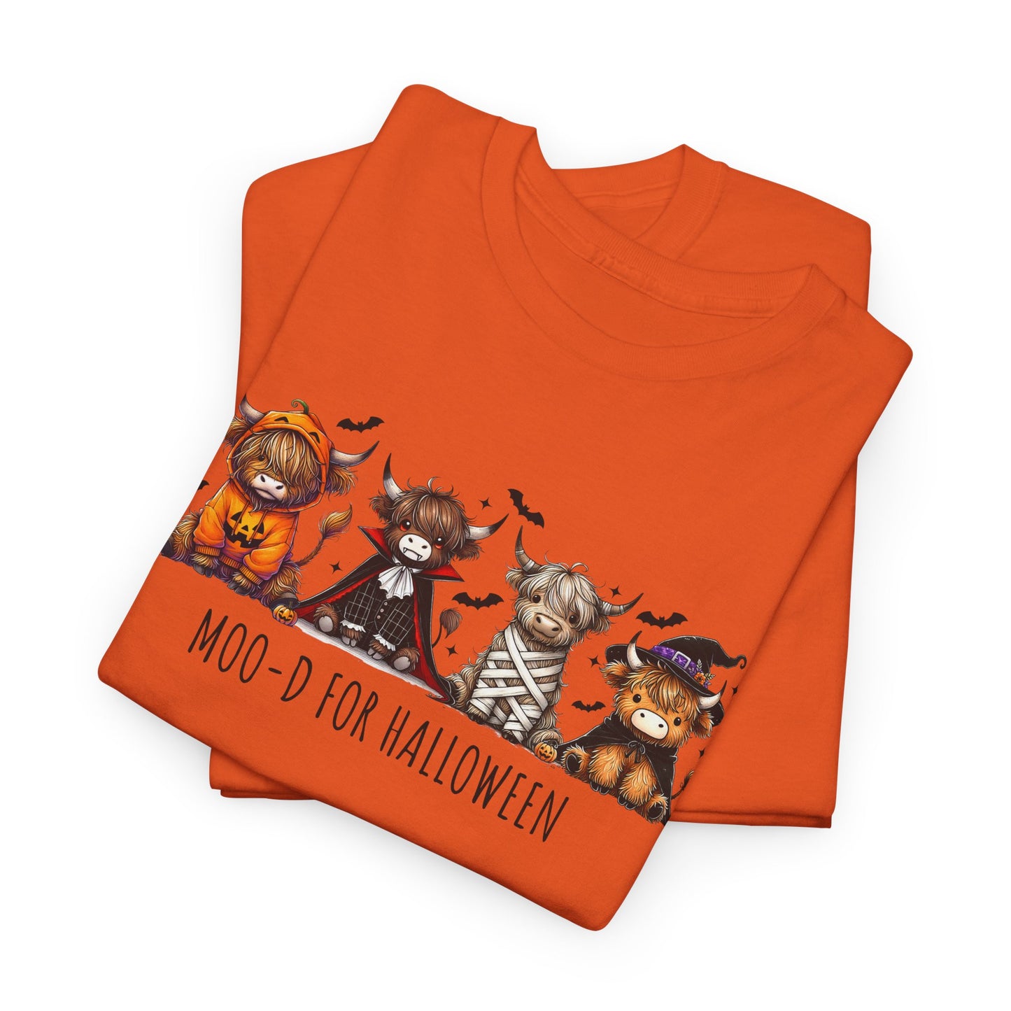 Moo-d for Halloween Cotton Tee