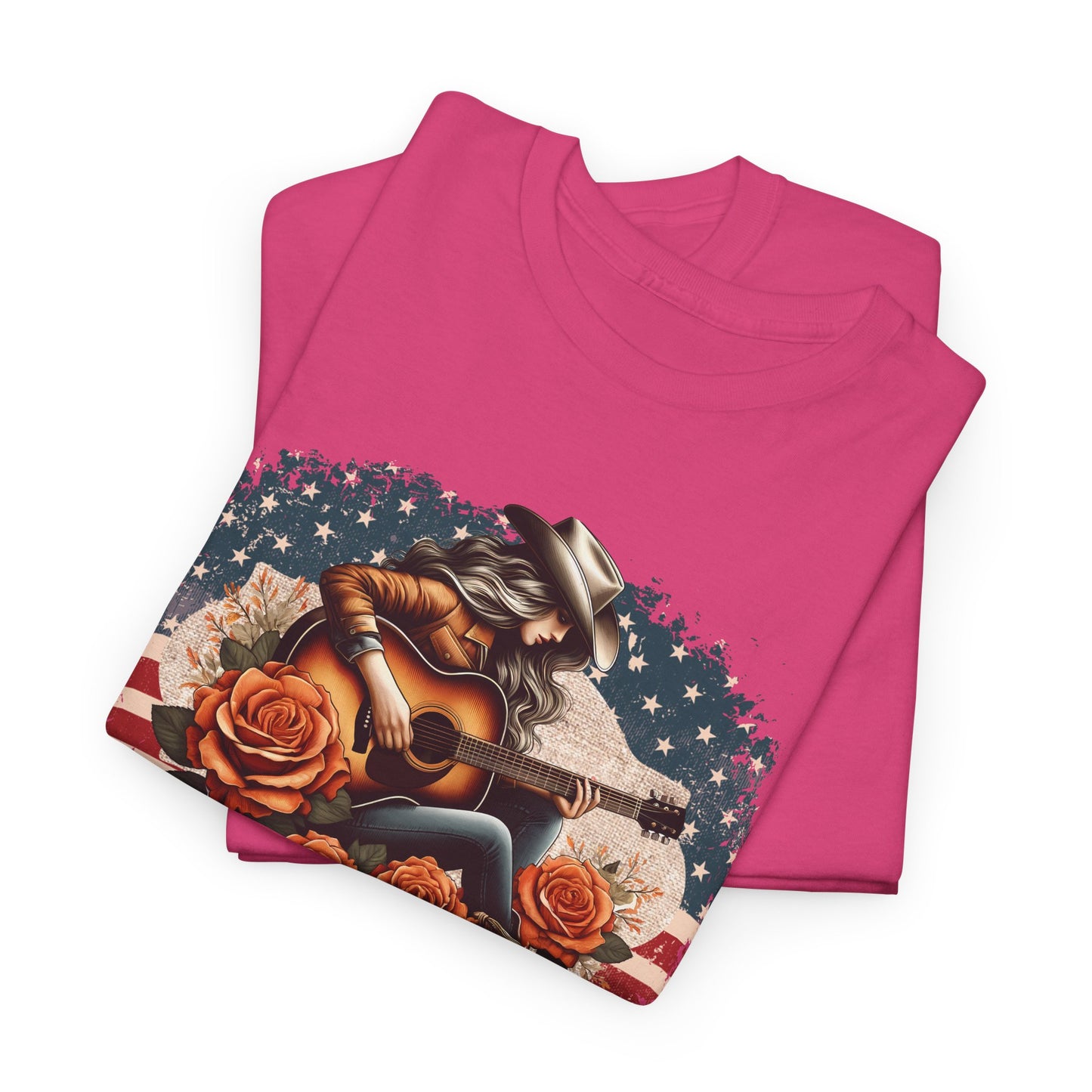 Country Music American Flag Tee