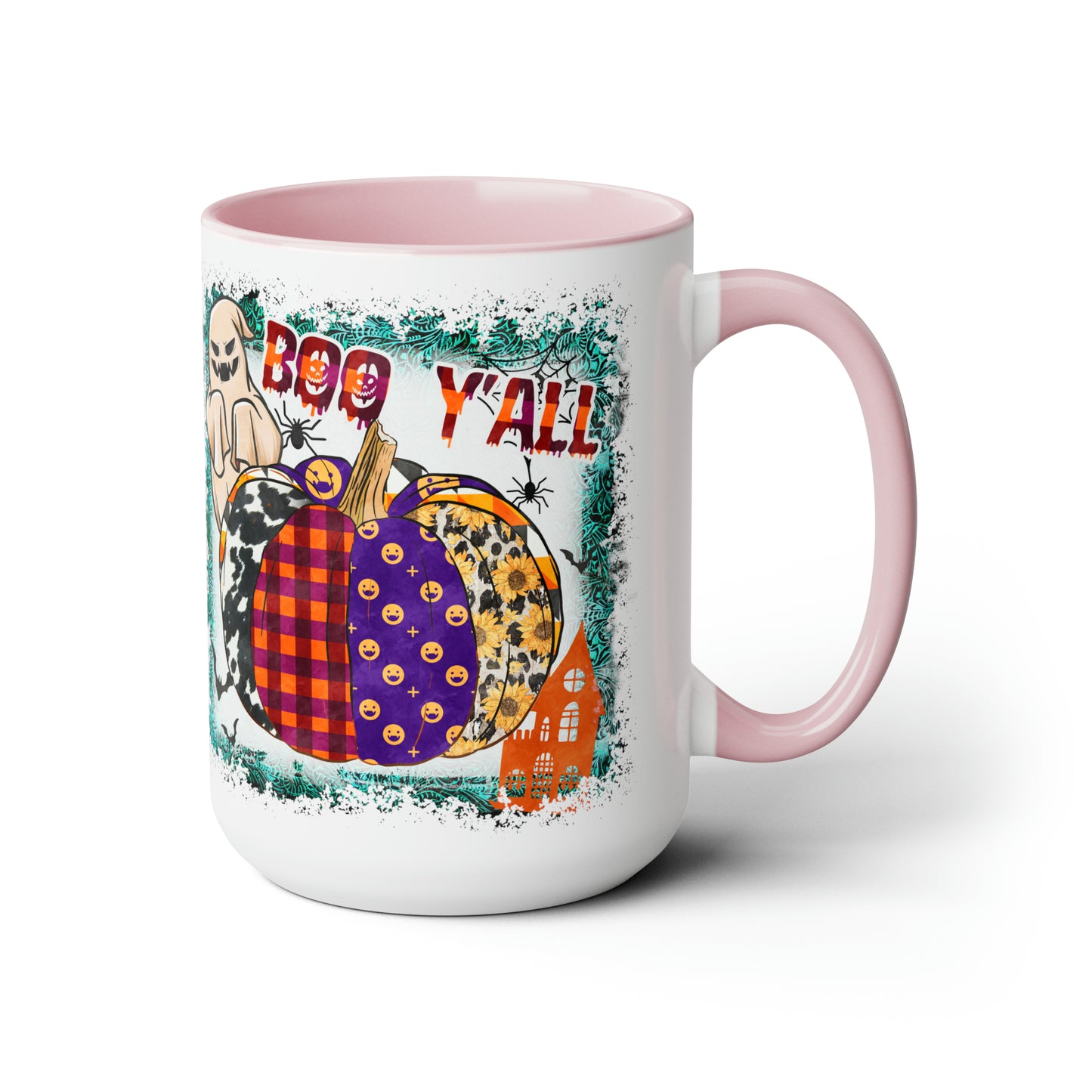 Two-Tone Coffee Mugs, 15oz