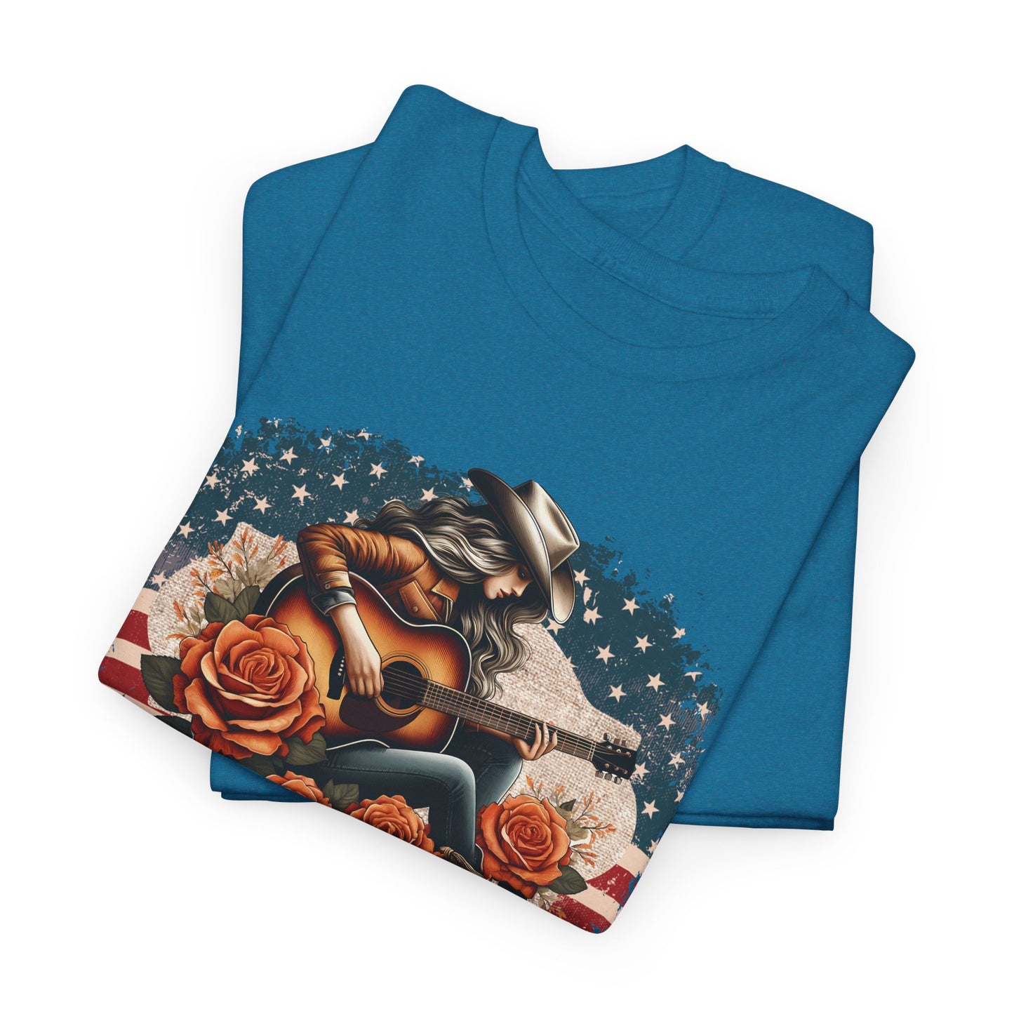 Country Music American Flag Tee
