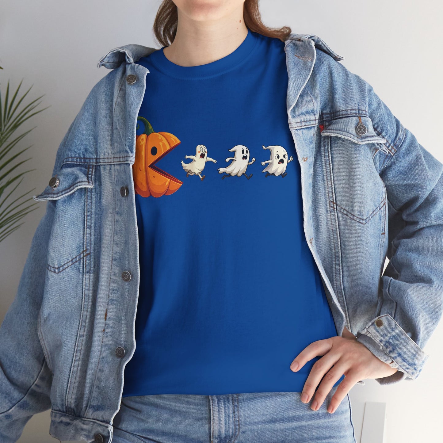 Playful Pumpkin Pac-Man Tee