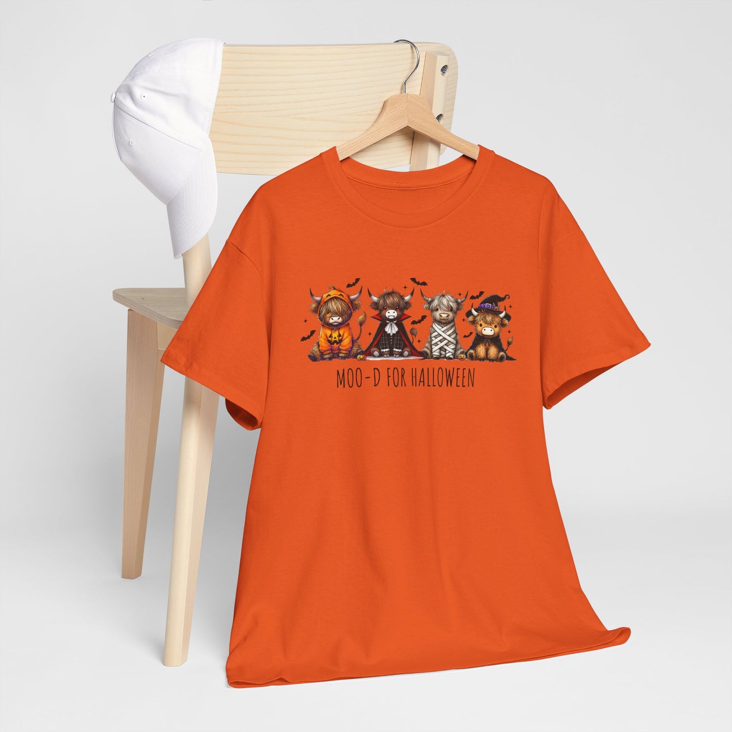 Moo-d for Halloween Cotton Tee