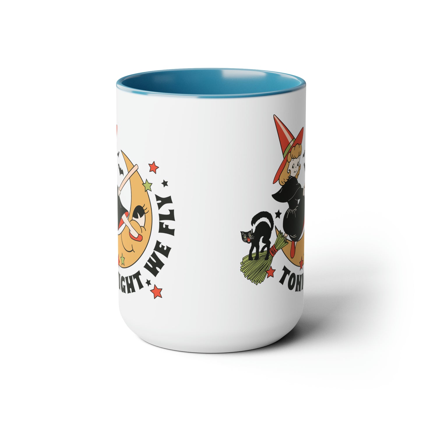 Two-Tone Coffee Mugs, 15oz