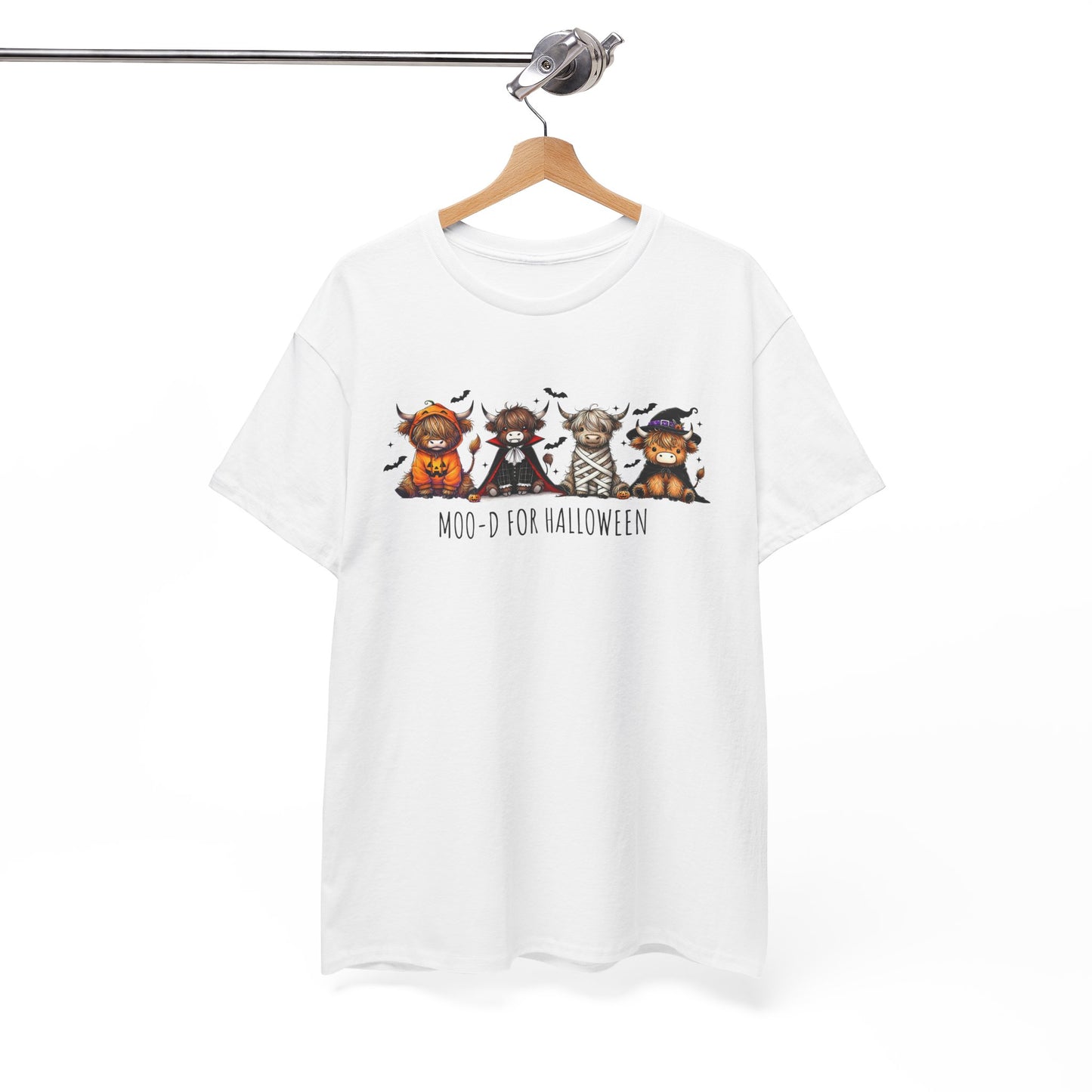 Moo-d for Halloween Cotton Tee