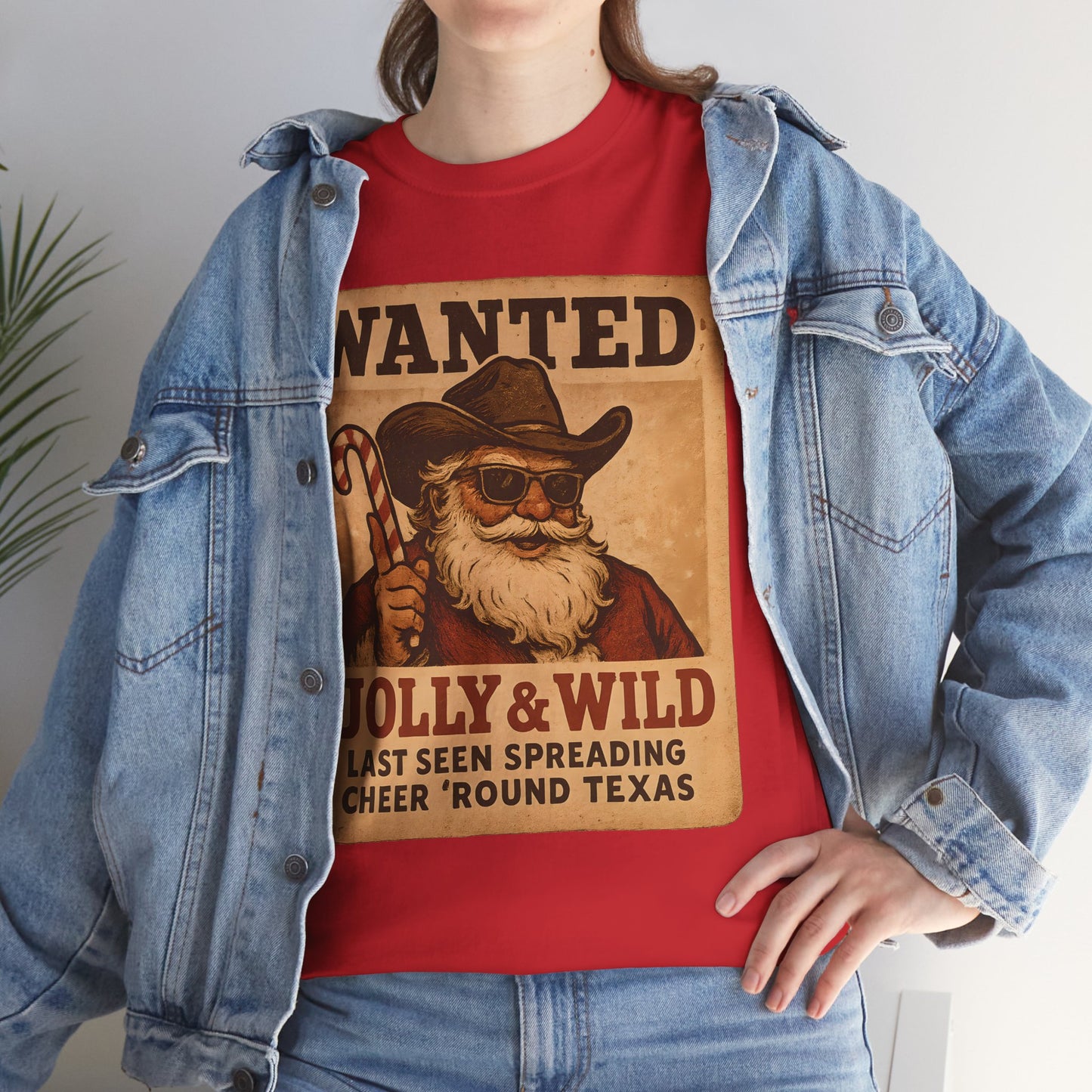 Wanted Jolly & Wild Santa T‑Shirt