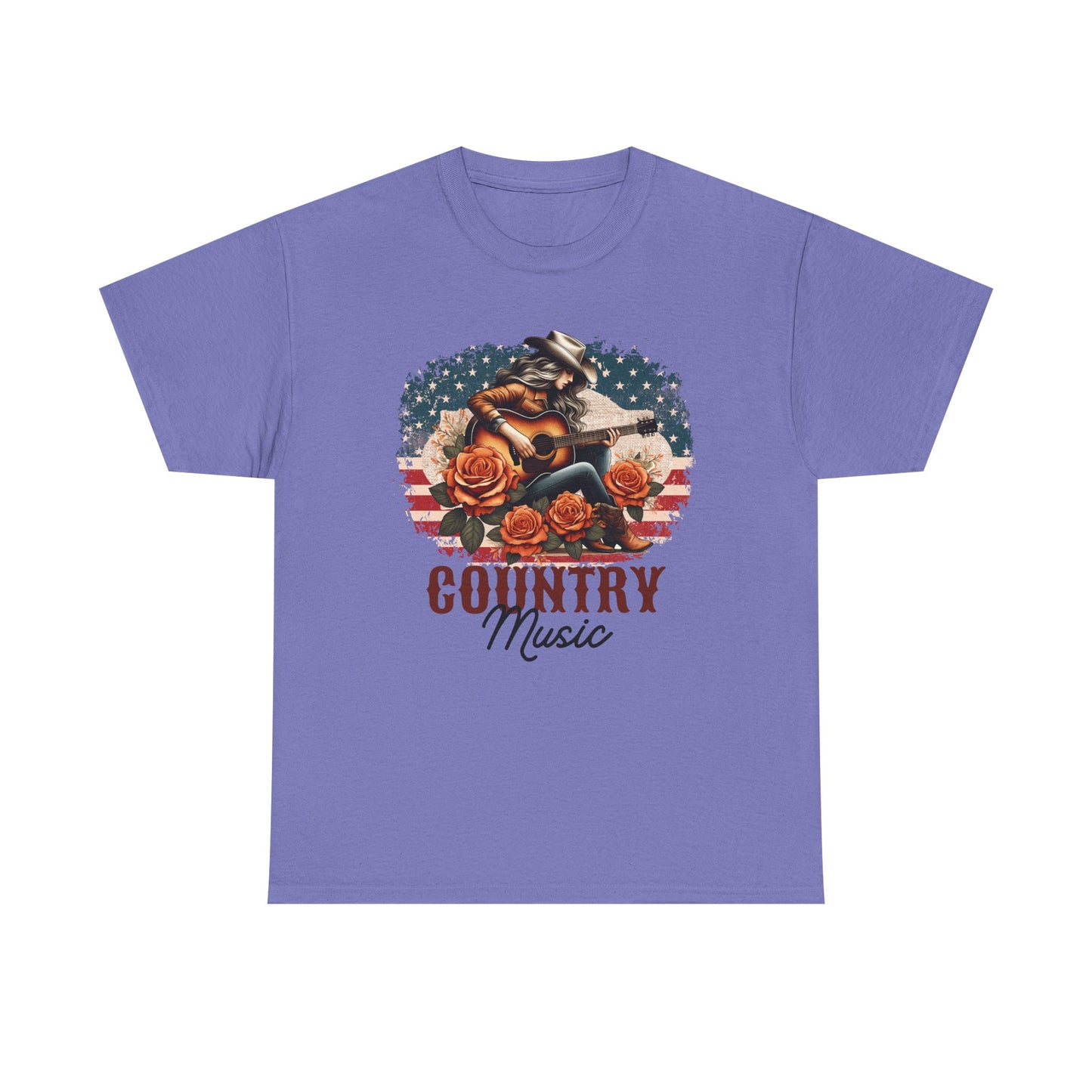 Country Music American Flag Tee