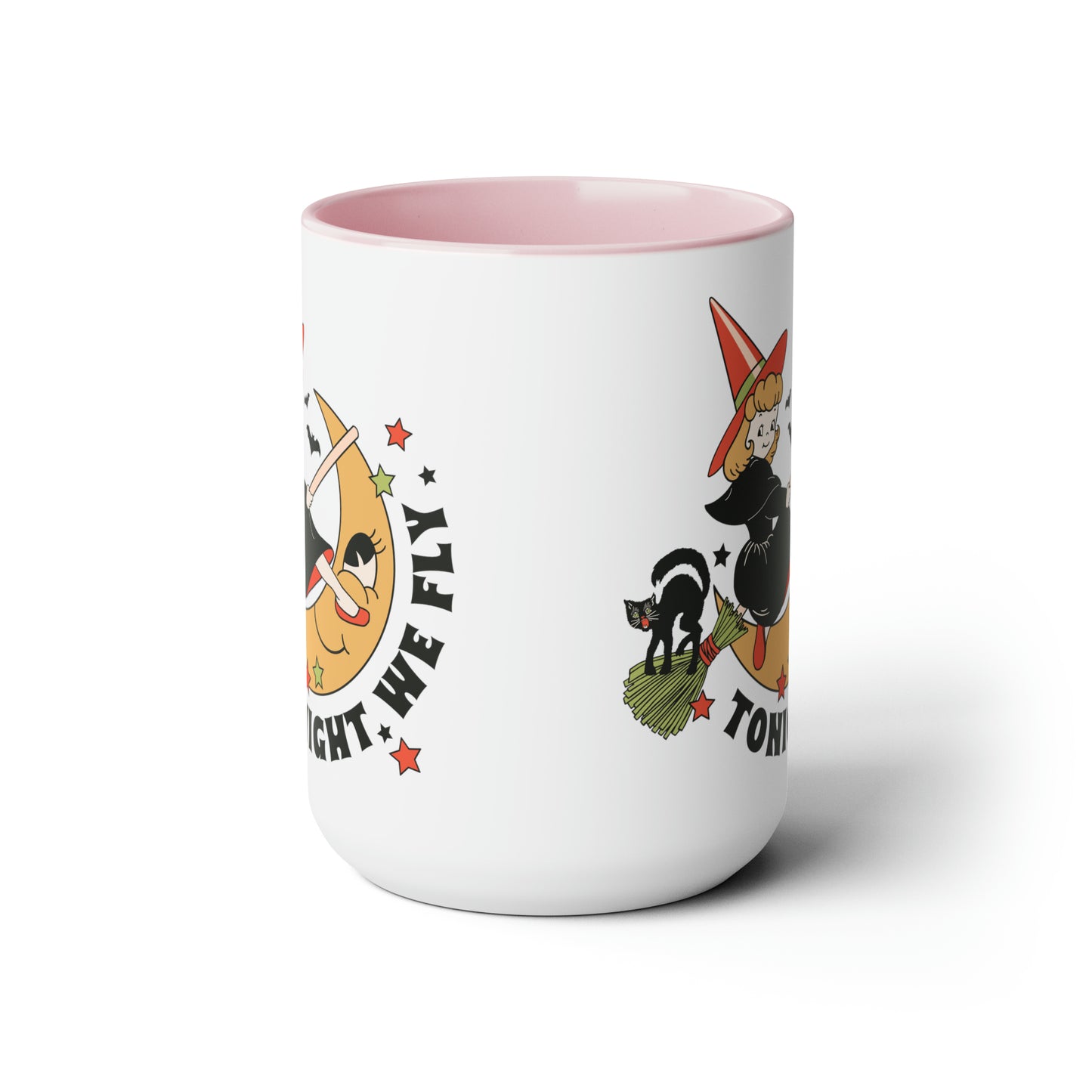 Two-Tone Coffee Mugs, 15oz