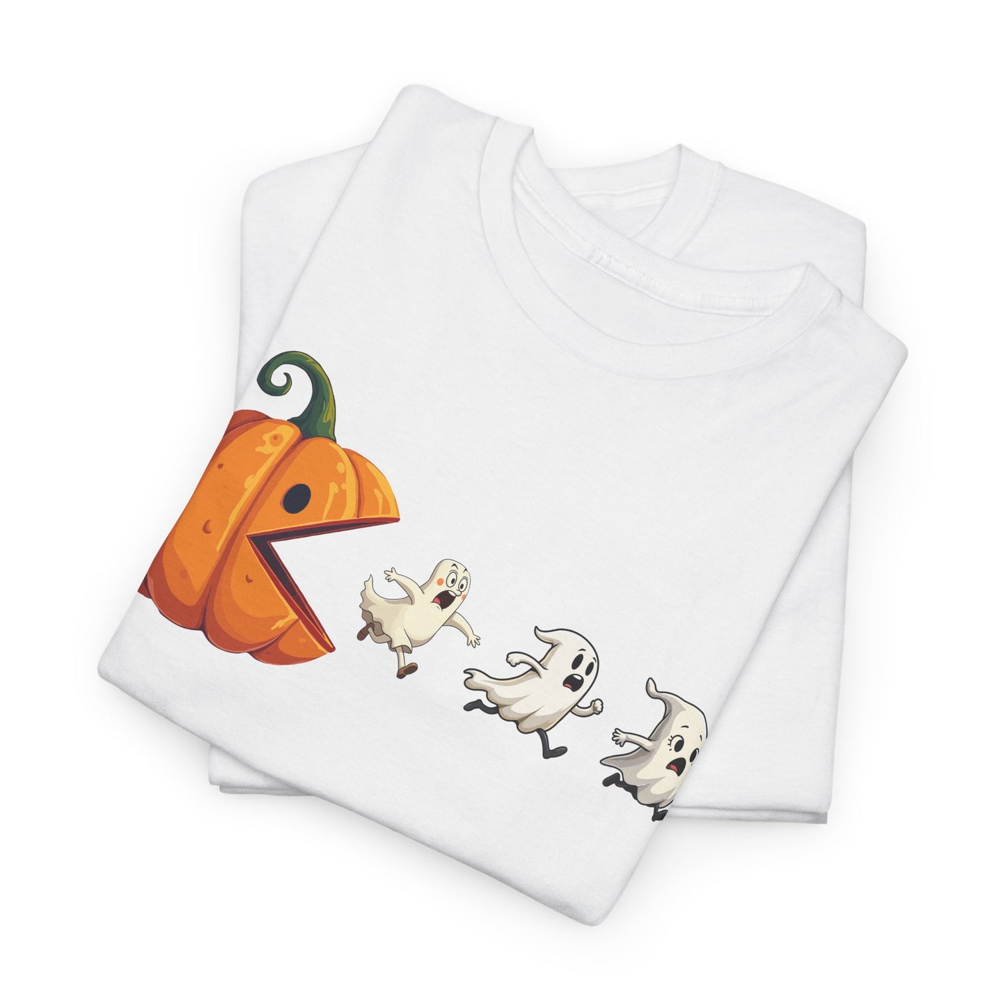 Playful Pumpkin Pac-Man Tee