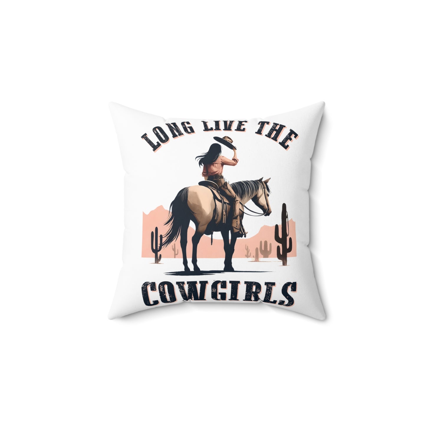 Spun Polyester Square Pillow