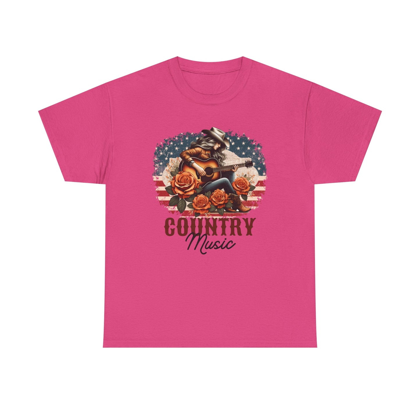 Country Music American Flag Tee