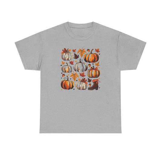 Pumpkin Patch & Autumn Leaves
