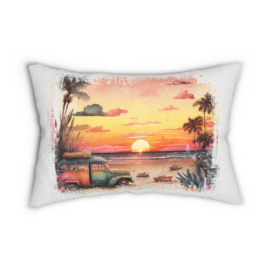 Spun Polyester Lumbar Pillow