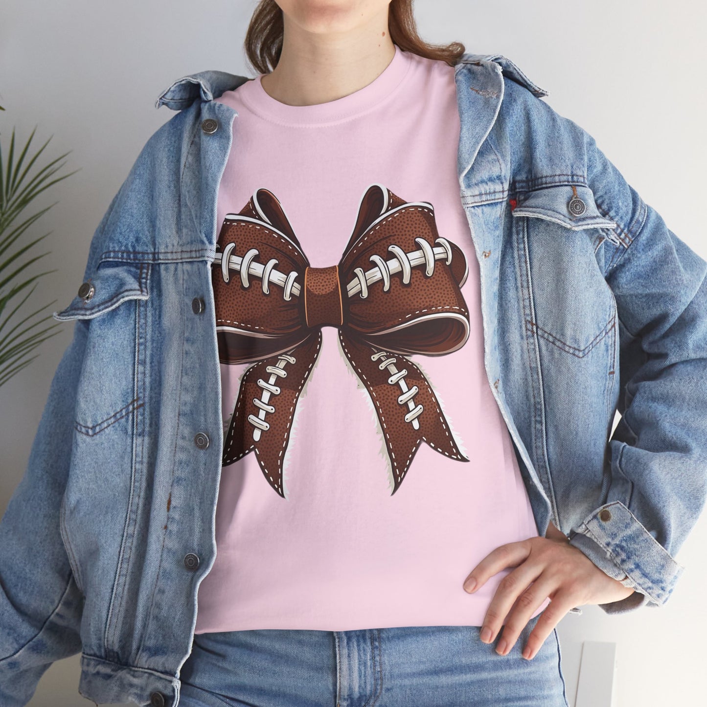 Football Bow Tee