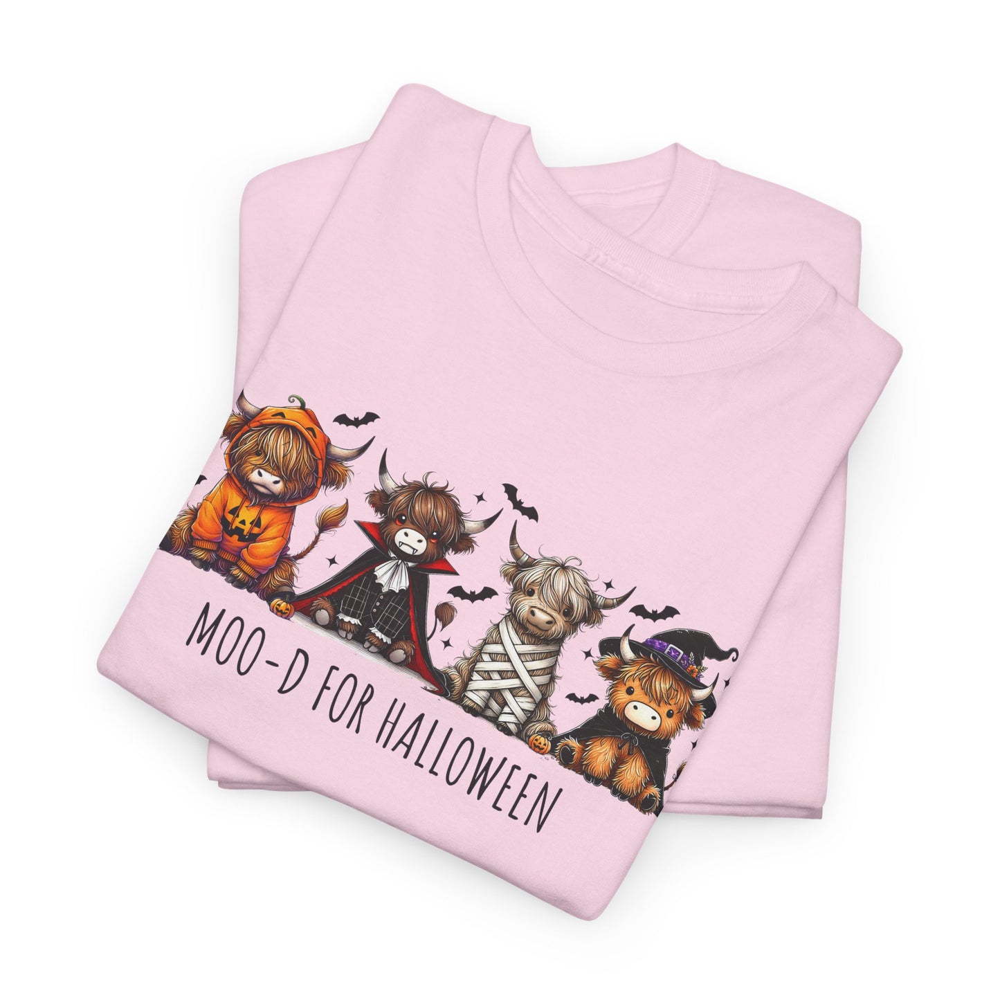 Moo-d for Halloween Cotton Tee
