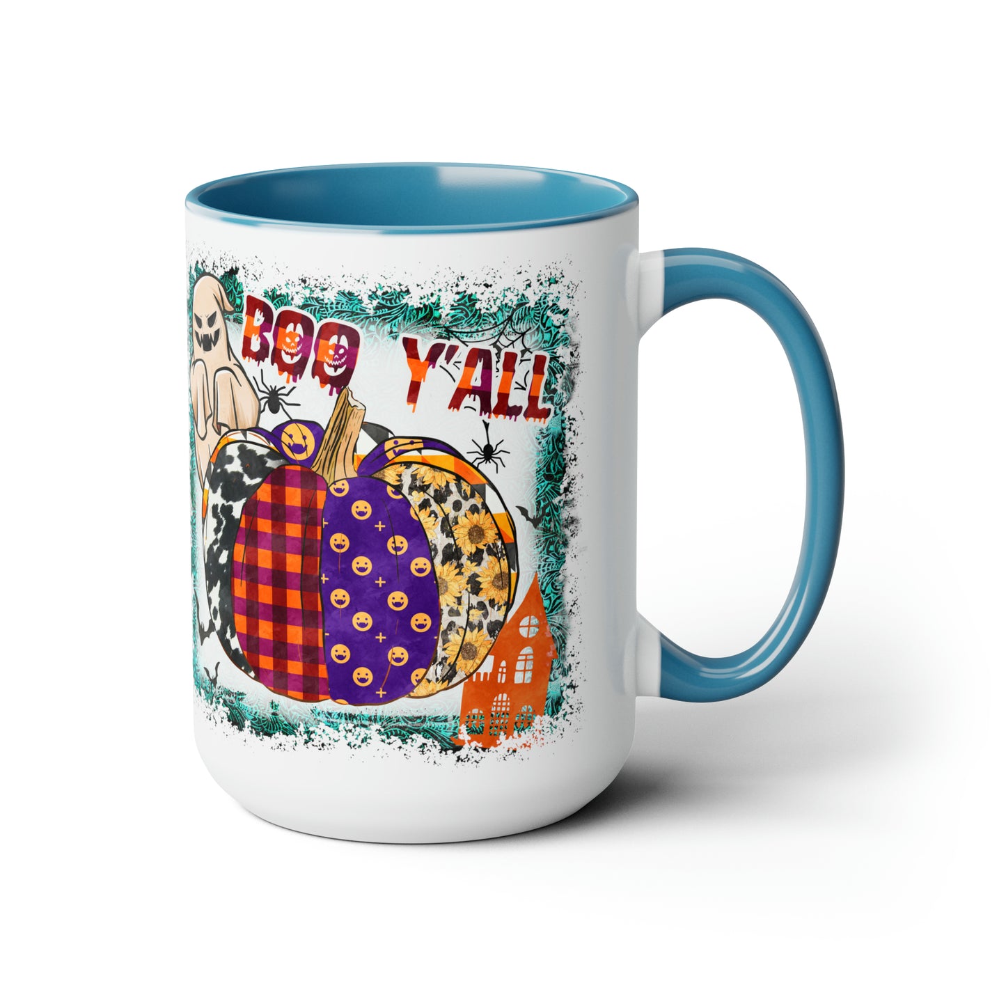 Two-Tone Coffee Mugs, 15oz