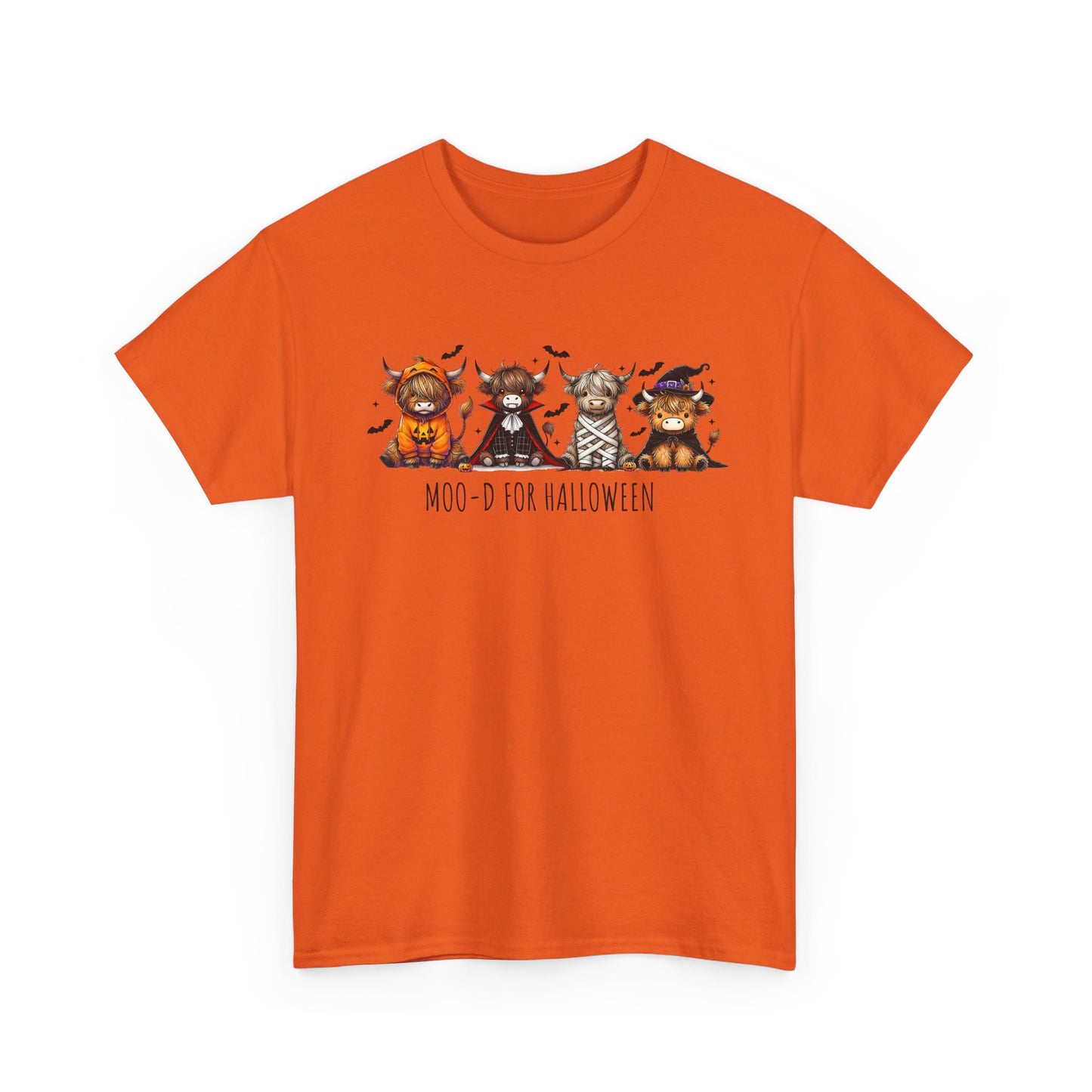 Moo-d for Halloween Cotton Tee